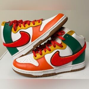 Nike Dunk High University 7 eleven Habanero  orange green New Mens Size 8.5 🔥